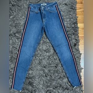 Mid Waist Skinny Jeans